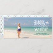 Starfish Warm Holides| 2015 Vakantie Feestdagenkaart (Voorkant / Achterkant)