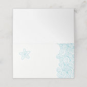 Starfish wave wervelingen aqua strand gast plaats  plaatskaartje (Buitenkant ongevouwen)