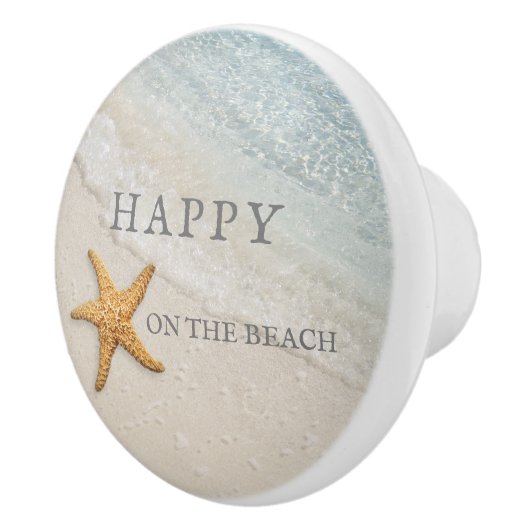 Starfish Waves Beach House Keramische Knop (Rechts)