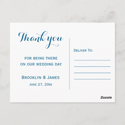 Starfish Weddenschap Bedankt Briefkaarten met Orch (Achterkant)