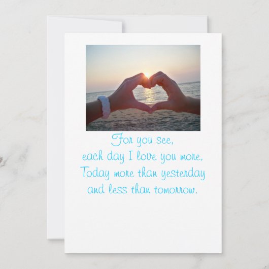 Starfish Wedding Invite Kaart (Achterkant)