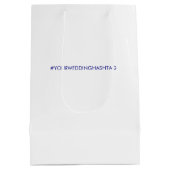 Starfish welkomstzak, bestemming bruiloft gasten medium cadeauzakje (Achterkant)