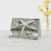 Starfish Wenskaart Kaart (Gele Bloem)
