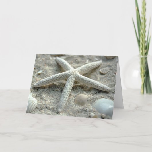 Starfish Wenskaart Kaart (Voorkant)
