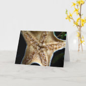 Starfish Wenskaart Kaart (Gele Bloem)
