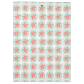 Starfish Whimsical Zee Ocean Nautical Klembord (Achterkant)