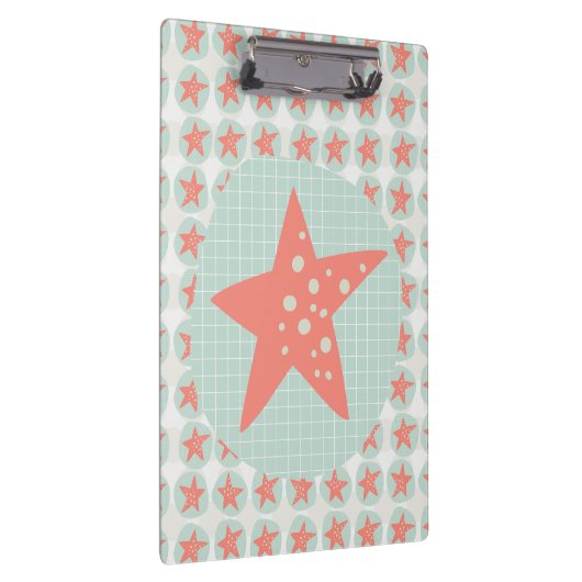 Starfish Whimsical Zee Ocean Nautical Klembord (Rechts)