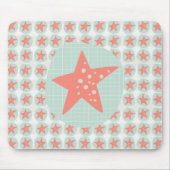 Starfish Whimsical Zee Ocean Nautical Muismat (Voorkant)