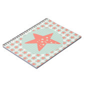 Starfish Whimsical Zee Ocean Nautical Notitieboek (Linkerzijde)