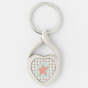 Starfish Whimsical Zee Ocean Nautical Sleutelhanger