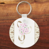 Starfish, Whitecap Grey, Damask Favor Sleutelhange Sleutelhanger (Voorkant)