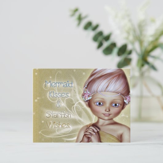 Starfish Wish Briefkaart (Staand voorkant)