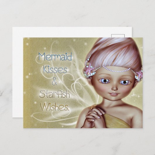 Starfish Wish Briefkaart (Voorkant / Achterkant)