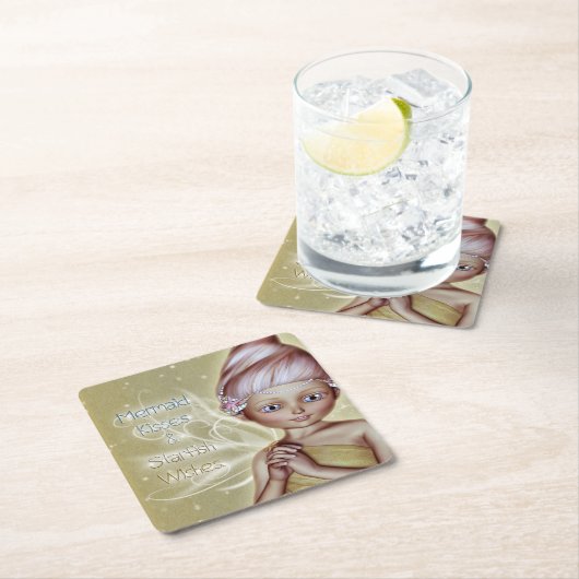 Starfish Wish Kartonnen Onderzetters (Insitu)