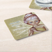 Starfish Wish Kartonnen Onderzetters (Schuin)