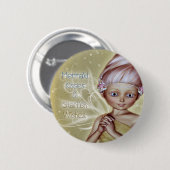 Starfish Wish Ronde Button 5,7 Cm (Voorkant /achterkant)