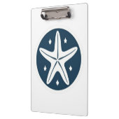 Starfish with White Stars Klembord (Links)