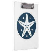 Starfish with White Stars Klembord (Rechts)