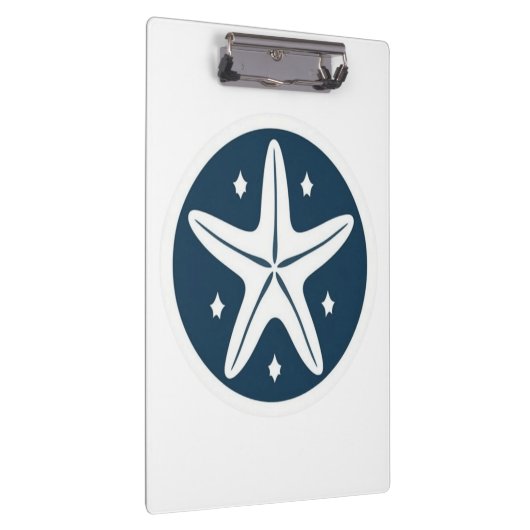 Starfish with White Stars Klembord (Rechts)