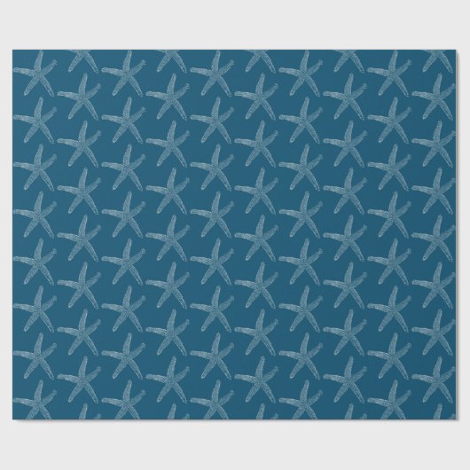 Starfish Wrapping Paper Cadeaupapier (Vlak)
