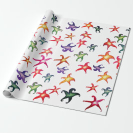 Starfish Wrapping Paper Cadeaupapier