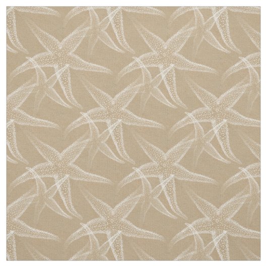 Starfish Zand Beach Fabric Stof (Swatch)