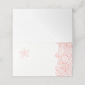 Starfish zee golven koraal strand gast plaats kaar plaatskaartje (Buitenkant ongevouwen)