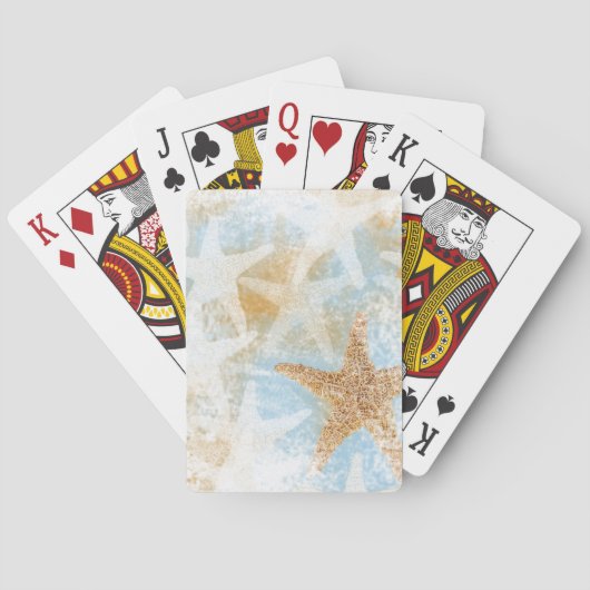 Starfish Zee Star Art Pokerkaarten (Achterkant)