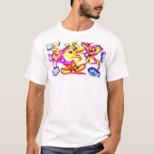 Starfishes zomer t-shirt (Voorkant)