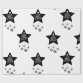 Starflakes-inpakpapier Cadeaupapier (Vlak)