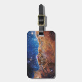 Starforming regio NGC 3324 in de Carina nevel. Bagagelabel (Voorkant verticaal)