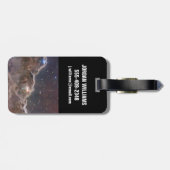 Starforming regio NGC 3324 in de Carina nevel. Bagagelabel (Achterkant horizontaal)