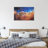 Starforming regio NGC 3324 in de Carina nevel. Canvas Afdruk (Insitu (Slaapkamer))