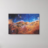 Starforming regio NGC 3324 in de Carina nevel. Canvas Afdruk (Voorkant)