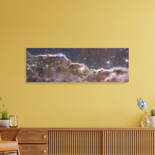 Starforming regio NGC 3324 in de Carina nevel. Canvas Afdruk (Insitu (Woonkamer))