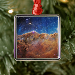 Starforming regio NGC 3324 in de Carina nevel. Metalen Ornament