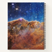 Starforming regio NGC 3324 in de Carina nevel. Notitieboek (Achterkant)