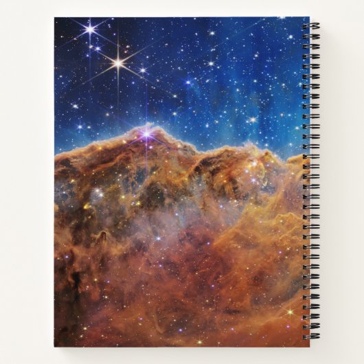 Starforming regio NGC 3324 in de Carina nevel. Notitieboek (Achterkant)