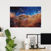 Starforming regio NGC 3324 in de Carina nevel. Poster (Thuiskantoor)