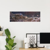 Starforming regio NGC 3324 in de Carina nevel. Poster (Thuiskantoor)