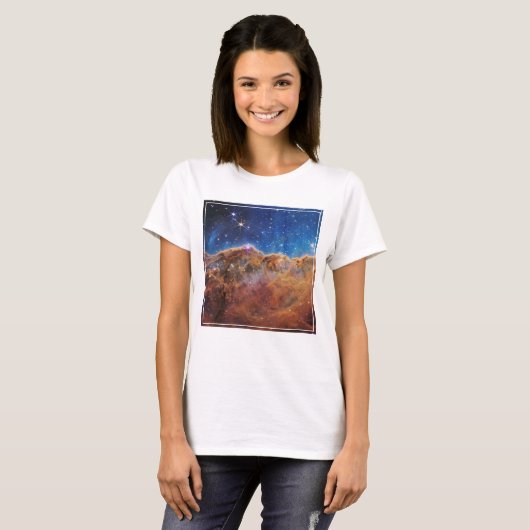 Starforming regio NGC 3324 in de Carina nevel. T-shirt (Voorkant volledig)