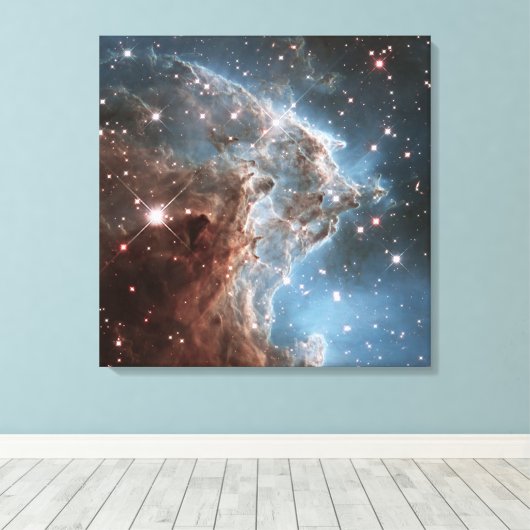Starforming Region NGC 2174, Apenhoofdnevel. Canvas Afdruk (Insitu (Houten vloer))