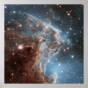 Starforming Region NGC 2174, Apenhoofdnevel. Poster