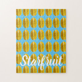 Starfruit Carambola Pattern Fruit for Vegan Legpuzzel