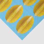 Starfruit Carambola Pattern Fruit for Vegan Tissuepapier (Detail)