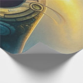 Stargaat in de lucht cadeaupapier (Hoek)