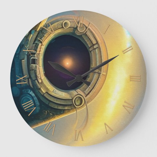 Stargaat in de lucht grote klok (Voorkant)