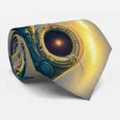 Stargaat in de lucht stropdas (Opgerold)