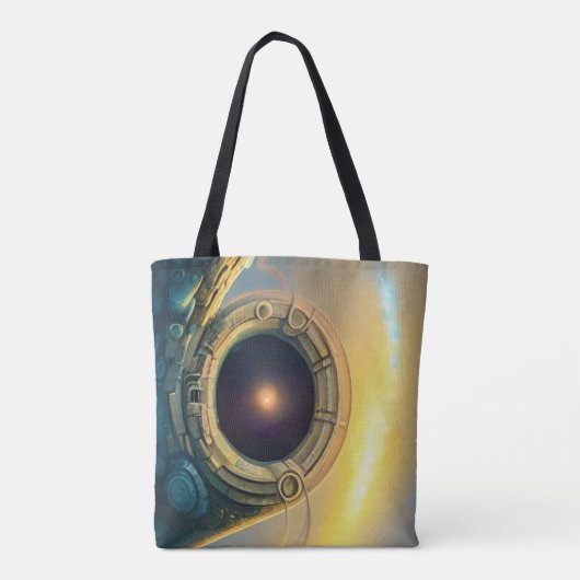 Stargaat in de lucht tote bag (Achterkant)