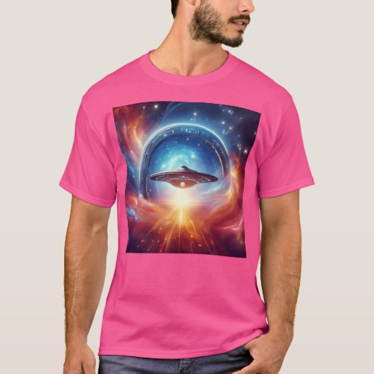 Stargate en UFO T-shirt (Voorkant)